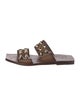 Pedro Garcia Leather Studded Accents Slides