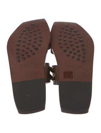 Pedro Garcia Leather Studded Accents Slides