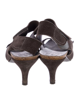 Pedro Garcia Suede Slingback Pumps