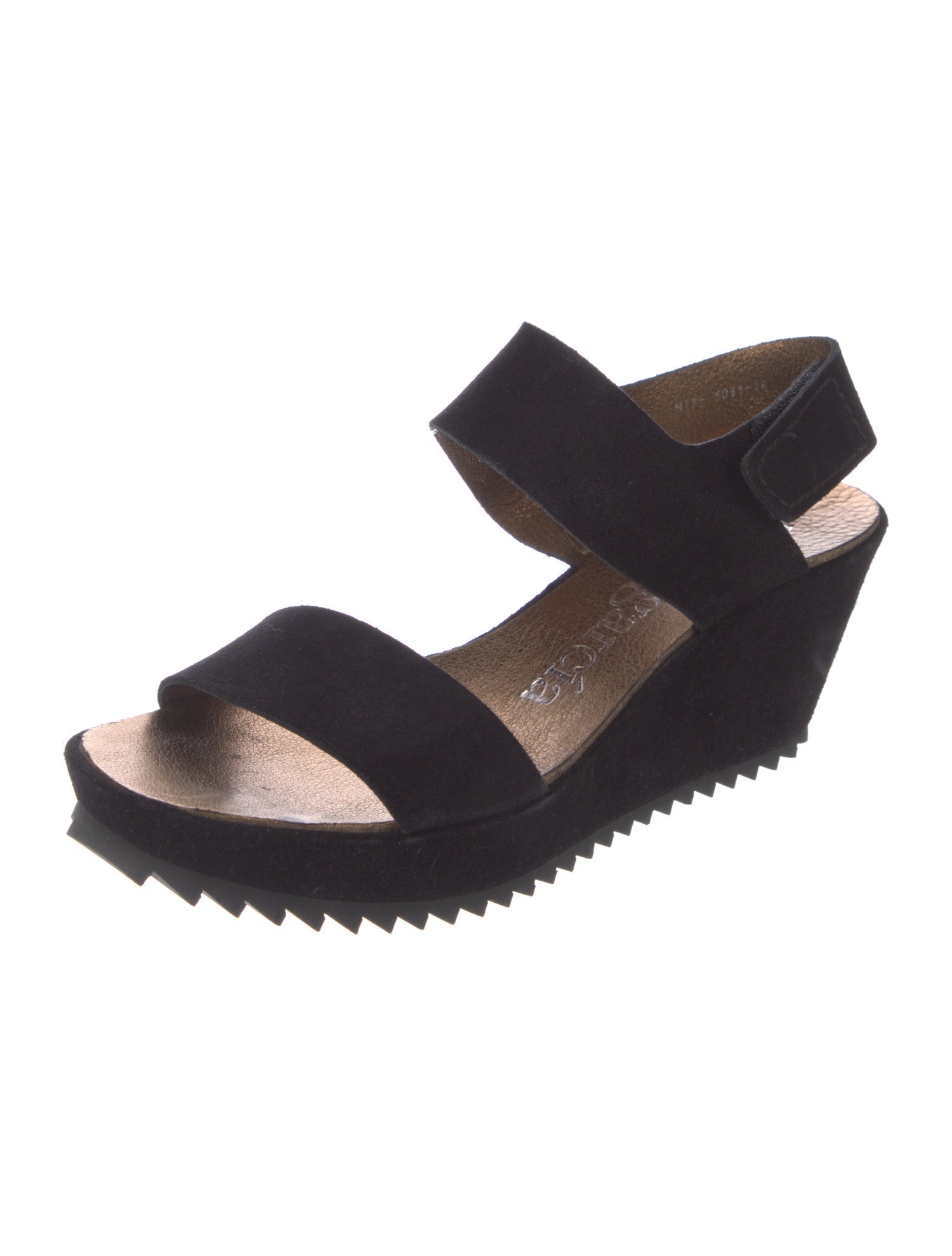 Pedro Garcia Suede Animal Print Slingback Sandals