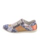 Pedro Garcia Satin Printed Sneakers