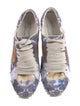 Pedro Garcia Satin Printed Sneakers