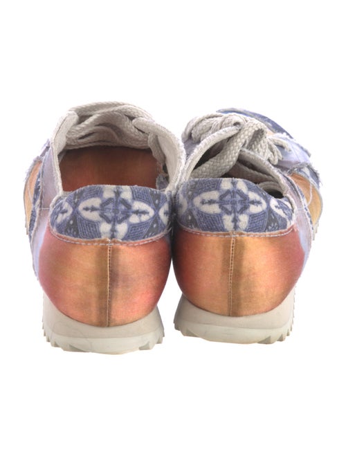Pedro Garcia Satin Printed Sneakers