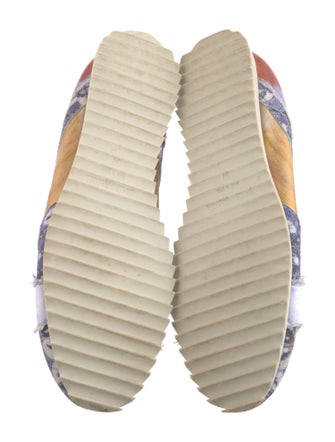 Pedro Garcia Satin Printed Sneakers