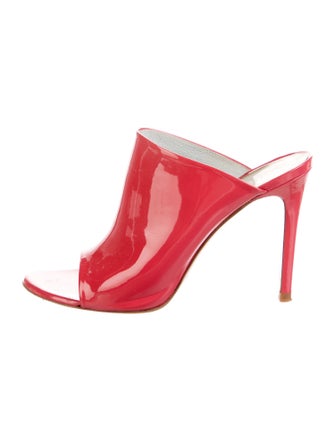 Pedro Garcia Patent Leather Slides