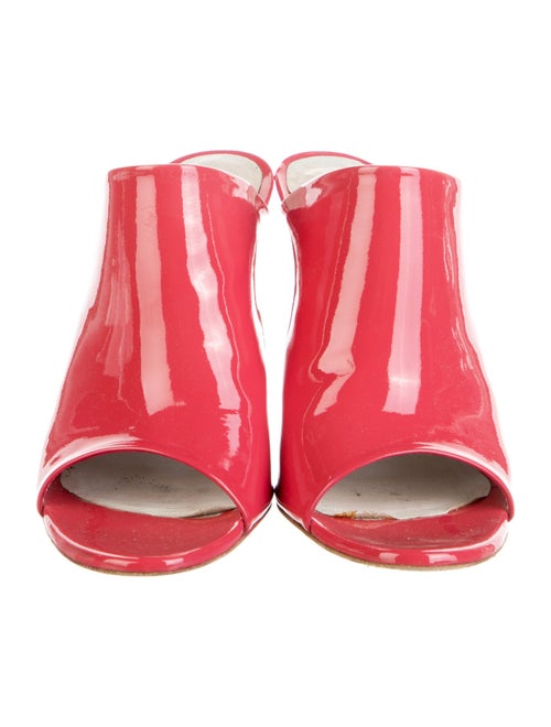 Pedro Garcia Patent Leather Slides