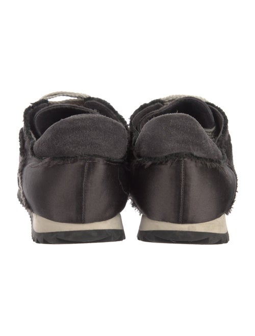 Pedro Garcia Suede Raw-Edge Trim Sneakers