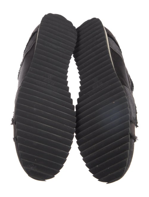 Pedro Garcia Suede Raw-Edge Trim Sneakers