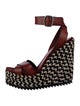 Pedro Garcia Leather Patterned Sandals