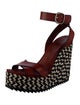 Pedro Garcia Leather Patterned Sandals