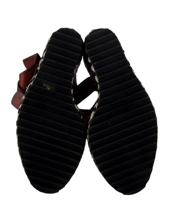 Pedro Garcia Leather Patterned Sandals