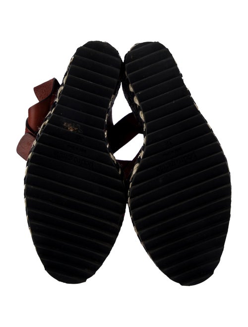 Pedro Garcia Leather Patterned Sandals
