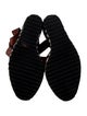 Pedro Garcia Leather Patterned Sandals