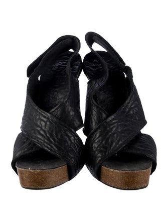 Pedro Garcia Leather Slingback Sandals