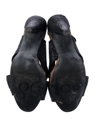 Pedro Garcia Leather Slingback Sandals