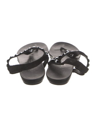 Pedro Garcia Suede T-Strap Sandals