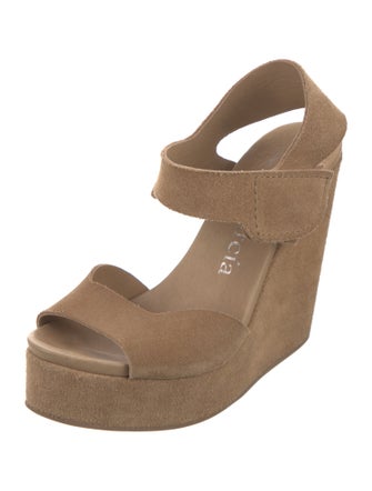 Pedro Garcia Suede Slingback Sandals