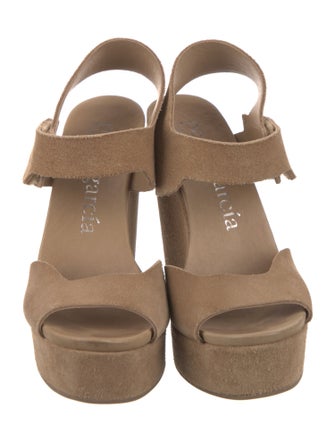 Pedro Garcia Suede Slingback Sandals