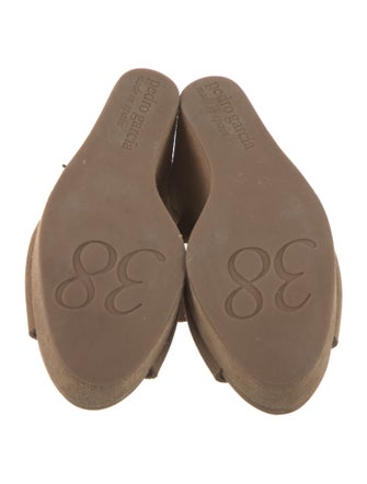 Pedro Garcia Suede Slingback Sandals