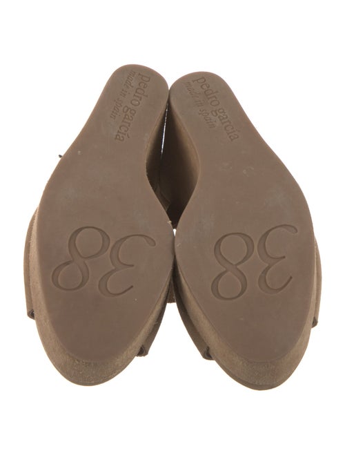 Pedro Garcia Suede Slingback Sandals