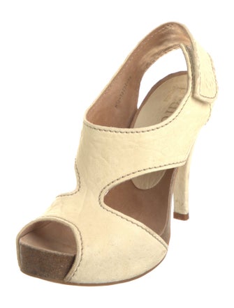 Pedro Garcia Leather Slingback Sandals