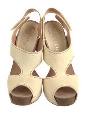 Pedro Garcia Leather Slingback Sandals