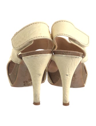 Pedro Garcia Leather Slingback Sandals