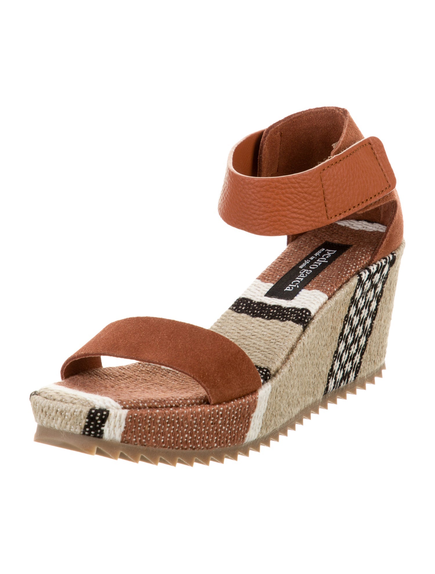 Pedro Garcia Suede Printed Espadrilles