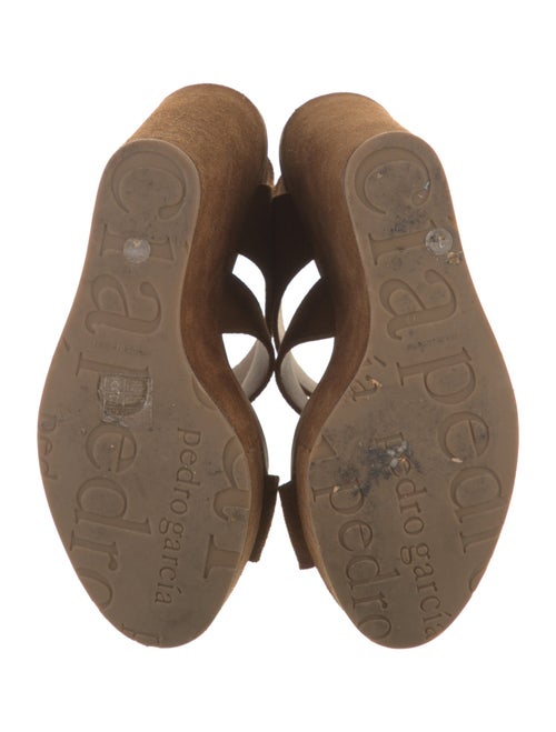 Pedro Garcia Suede Slingback Sandals