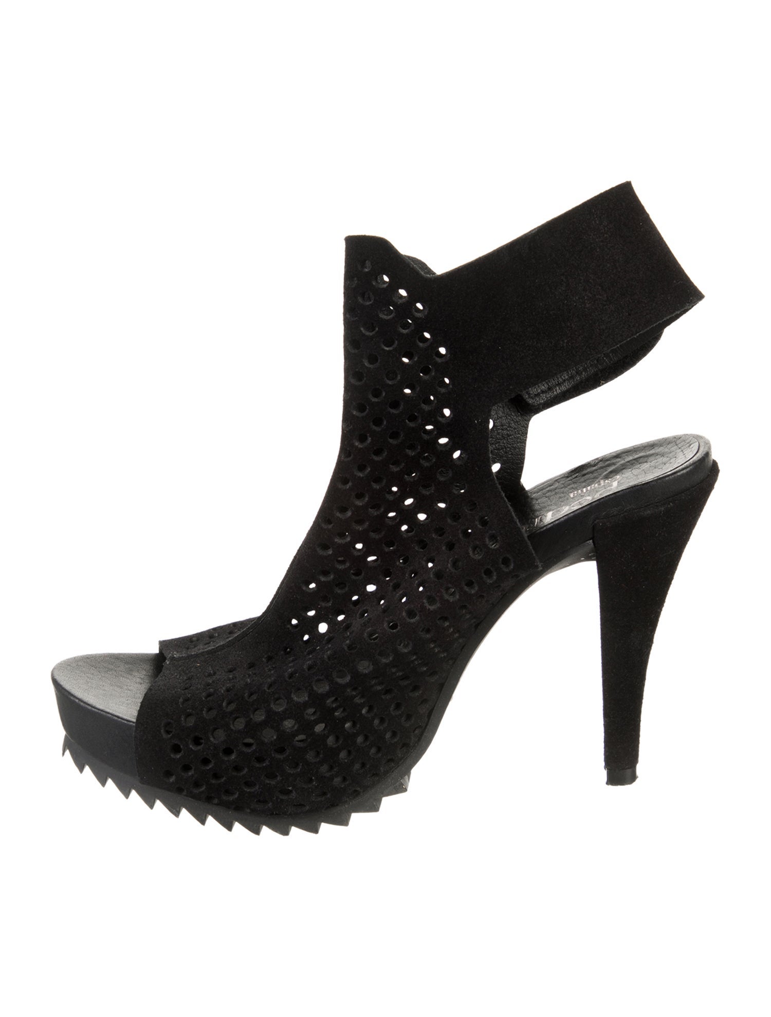 Pedro Garcia Suede Mesh Accents Gladiator Sandals