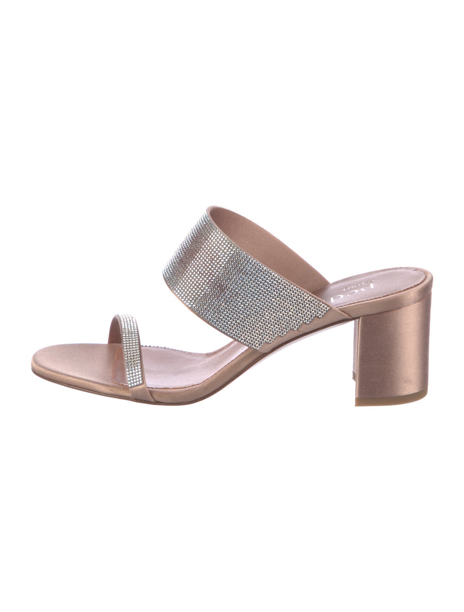 Pedro Garcia Satin Animal Print Slides