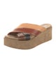 Pedro Garcia Leather Printed Slides