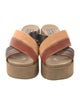 Pedro Garcia Leather Printed Slides