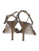 Pedro Garcia Leather Animal Print Sandals