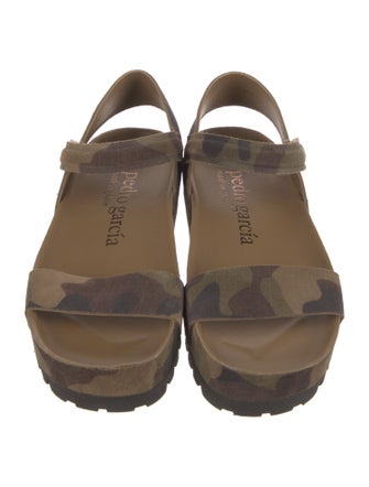 Pedro Garcia Suede Slingback Sandals
