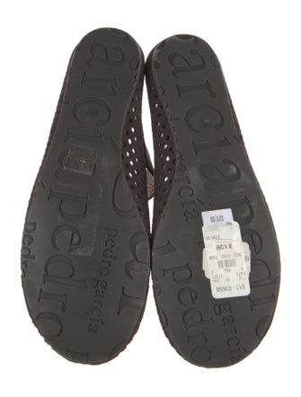 Pedro Garcia Suede Lasercut Accents Mary Jane Flats