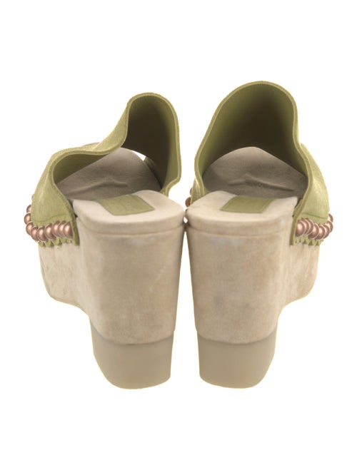 Pedro Garcia Suede Studded Accents Slides
