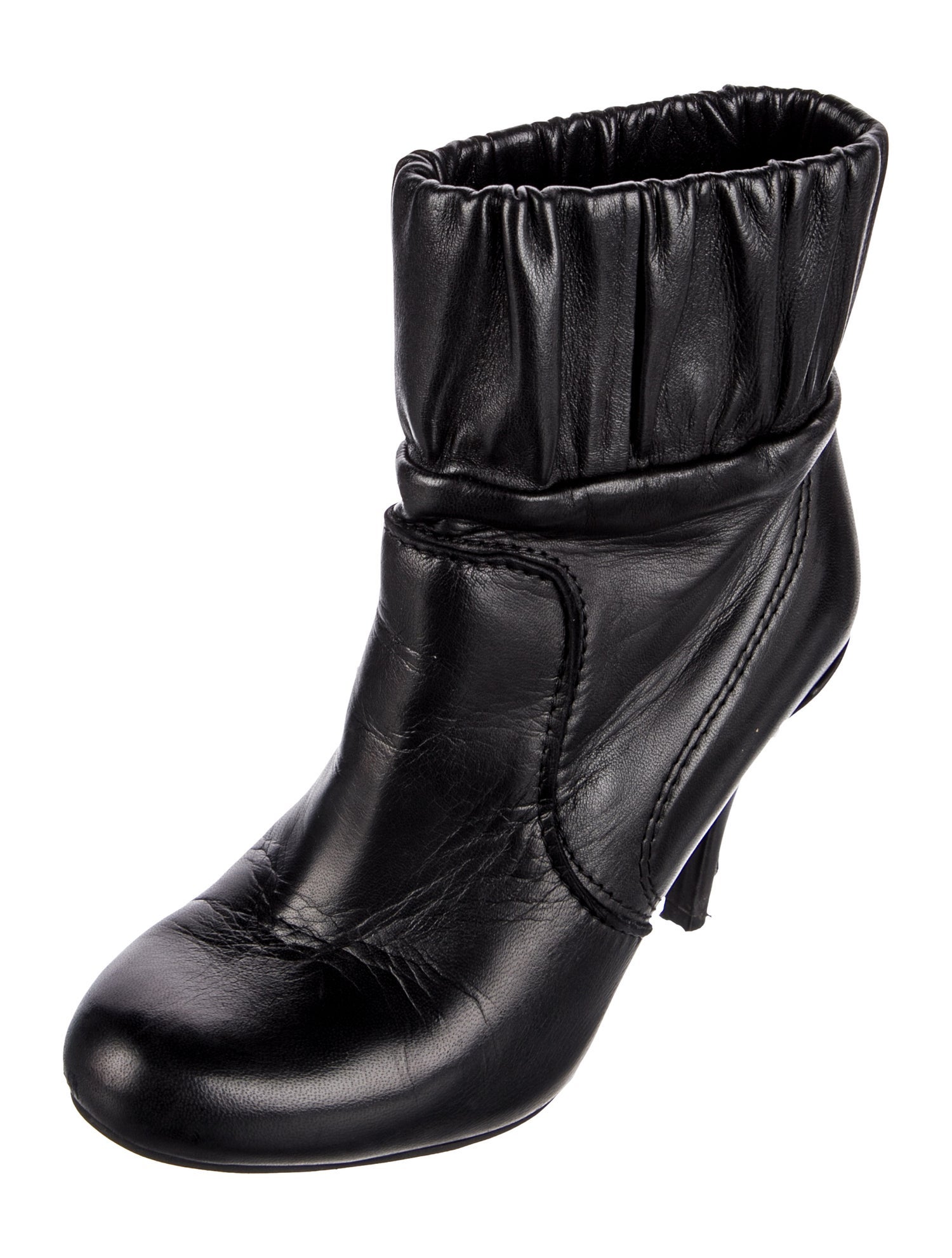 Pedro Garcia Leather Animal Print Boots