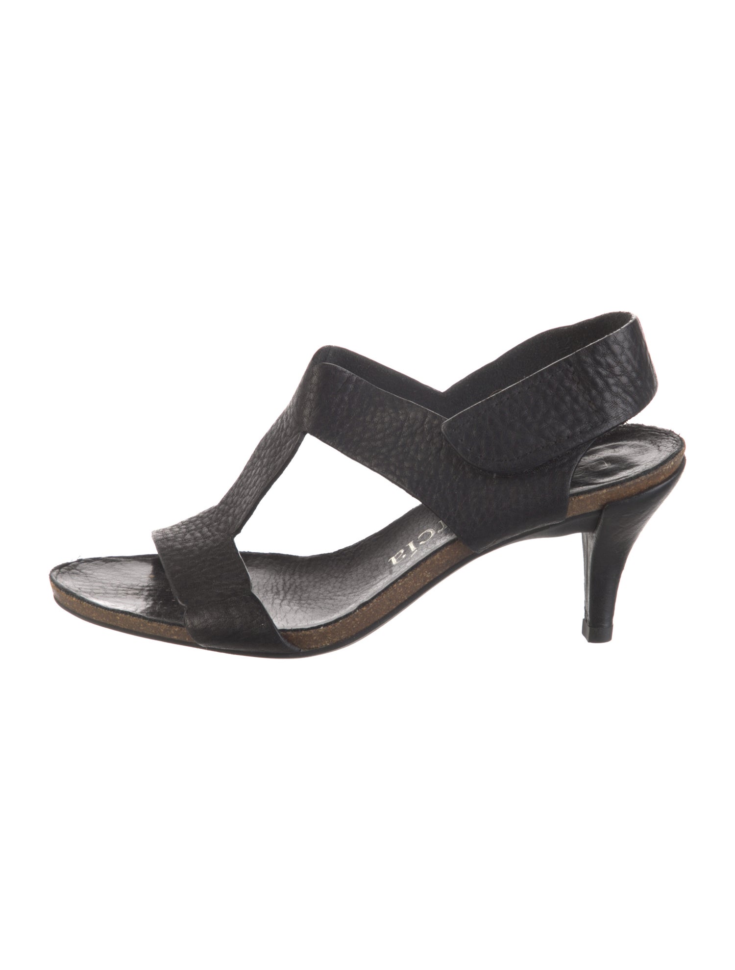 Pedro Garcia Leather T-Strap Sandals