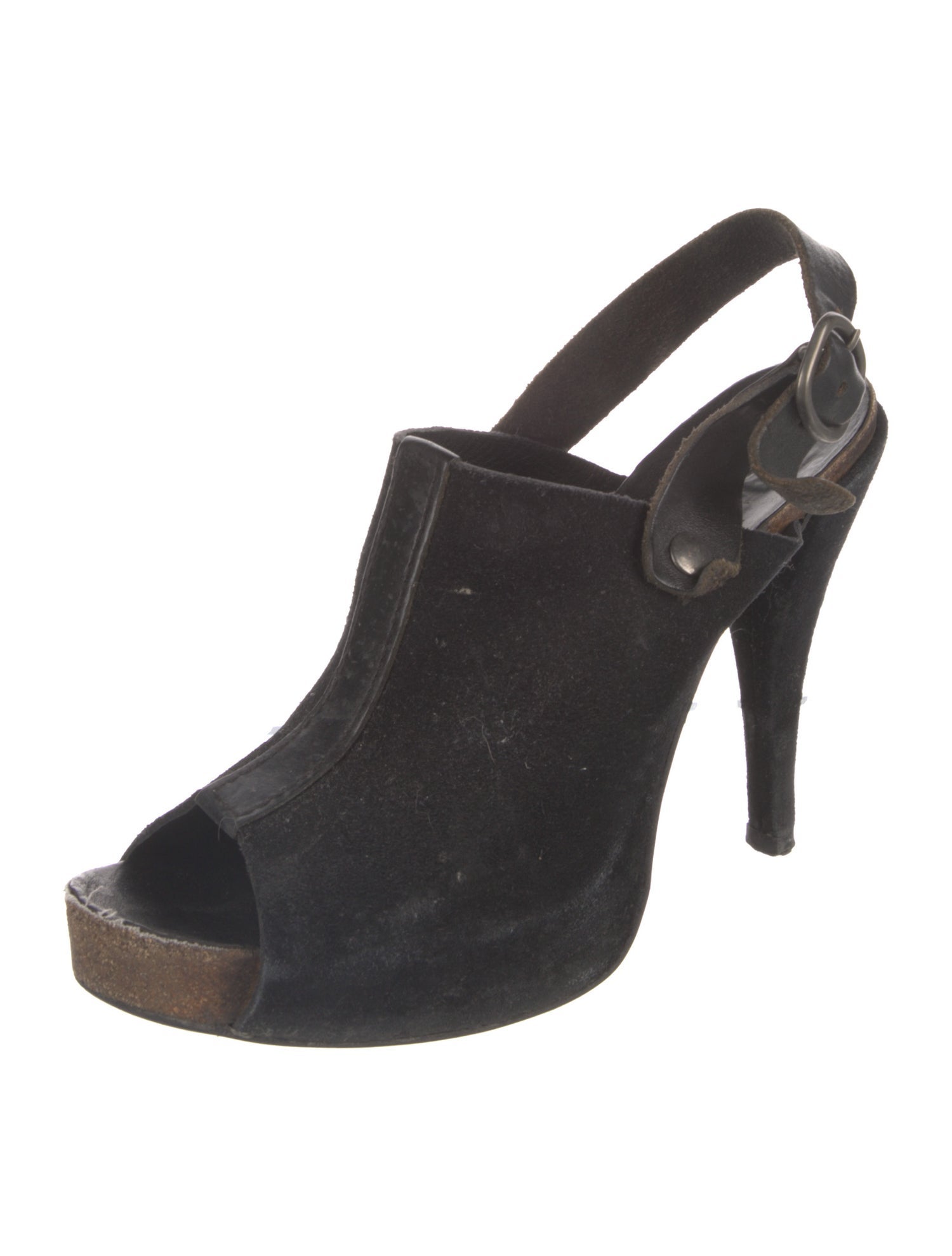 Pedro Garcia Suede Slingback Sandals