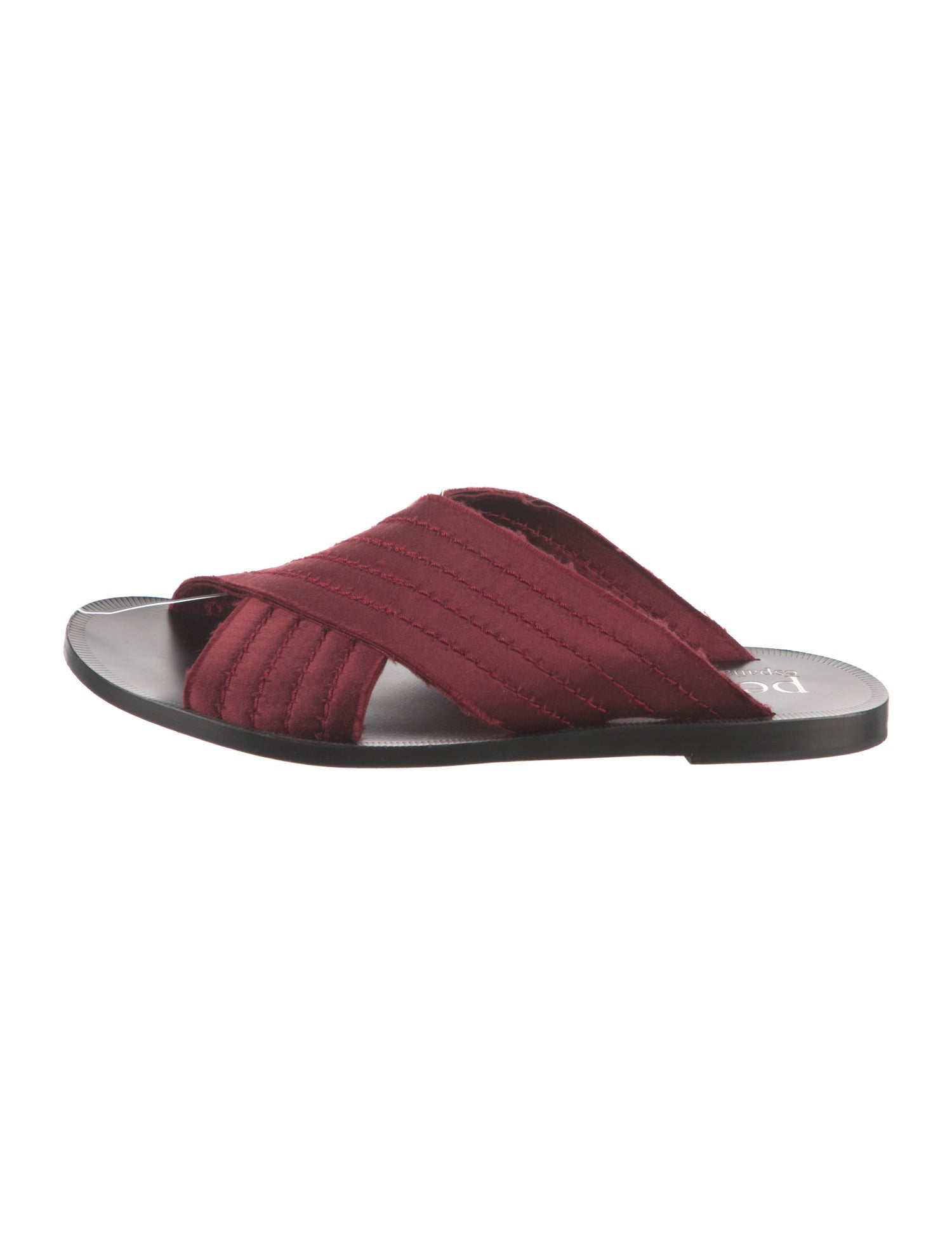 Pedro Garcia Quilted Pattern Colorblock Pattern Slides