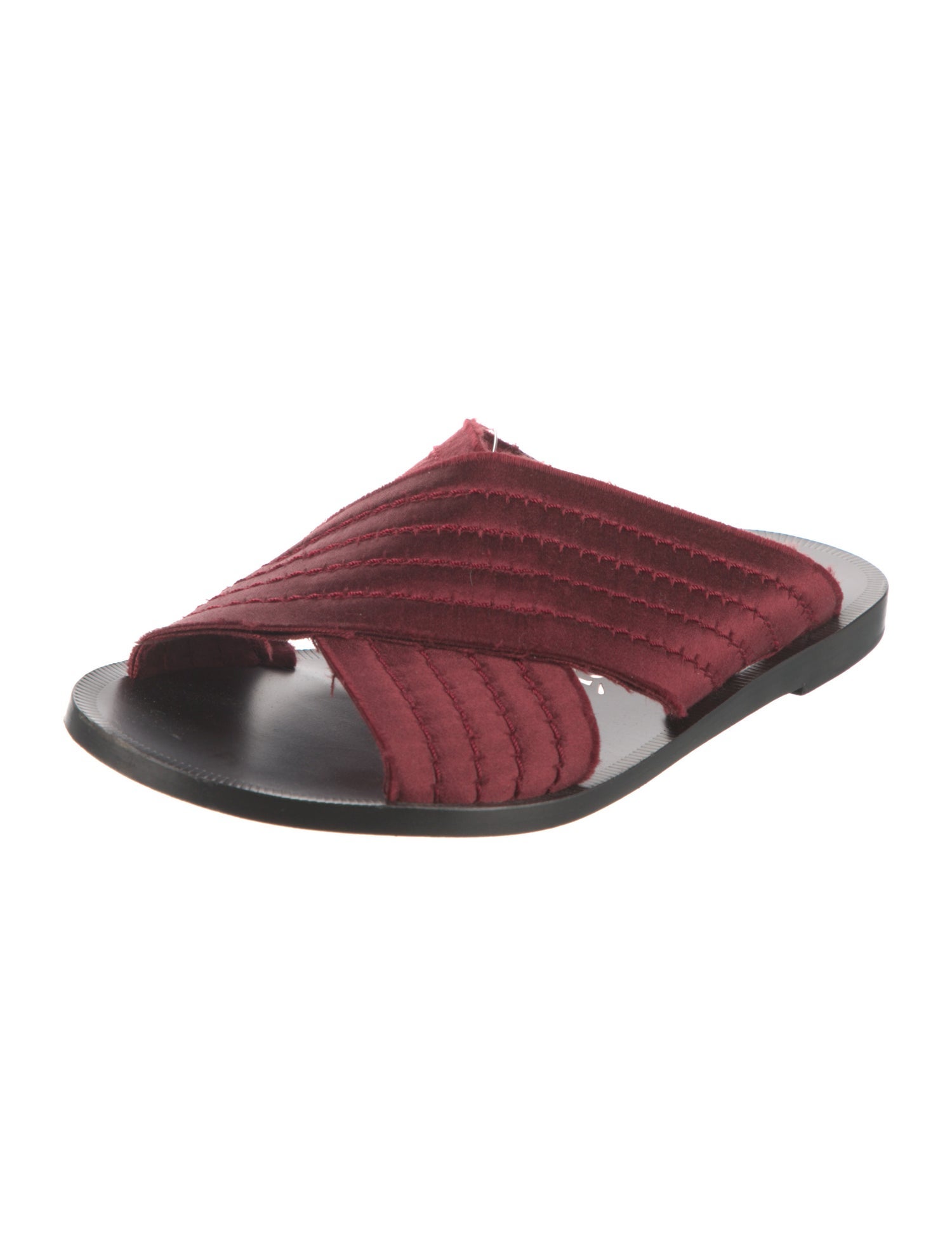 Pedro Garcia Quilted Pattern Colorblock Pattern Slides