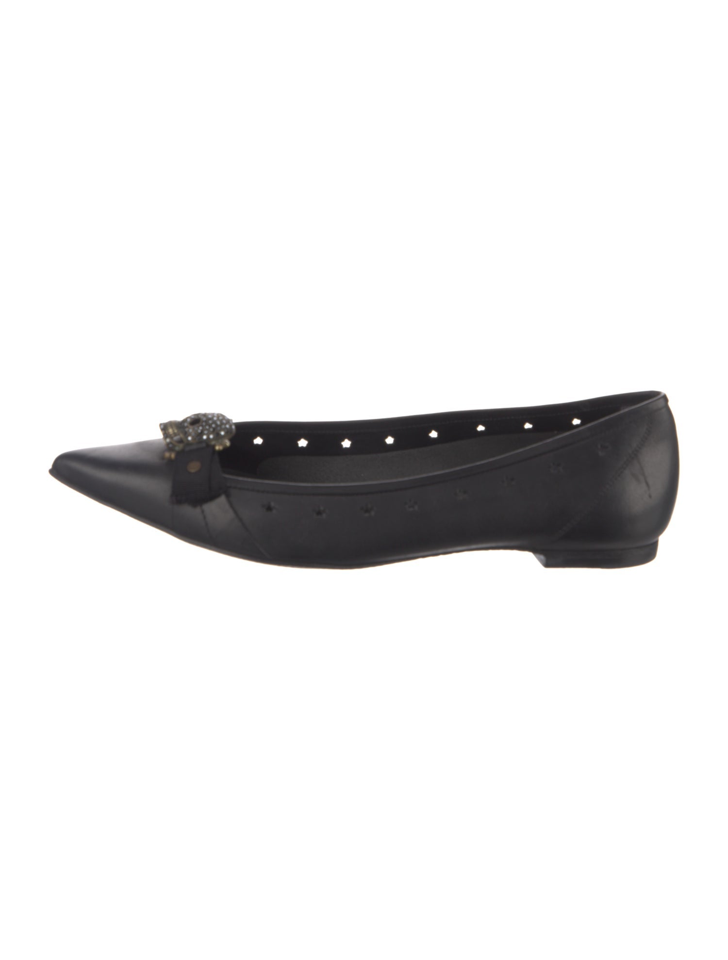 Pedro Garcia Leather Lasercut Accents Flats