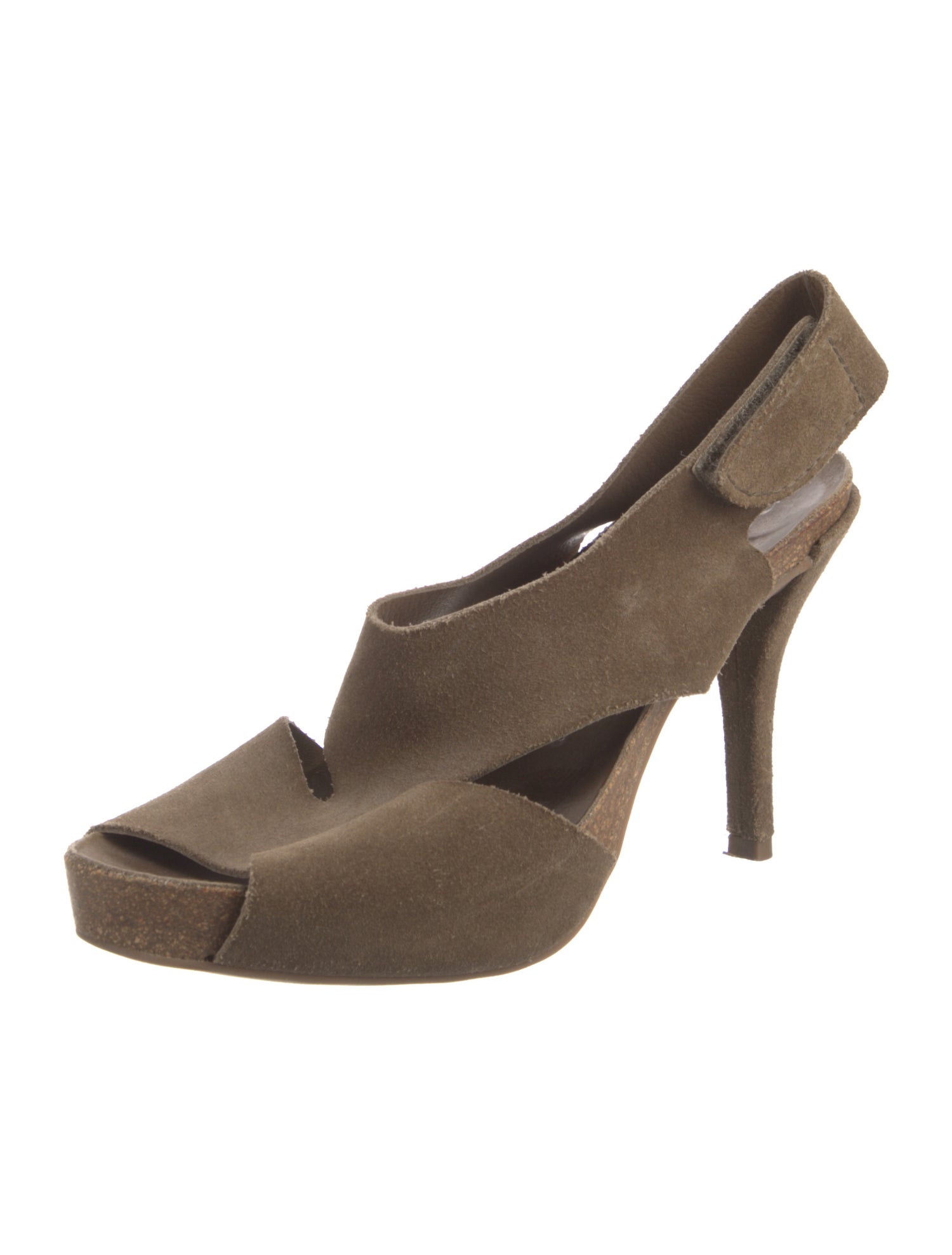 Pedro Garcia Suede Slingback Sandals