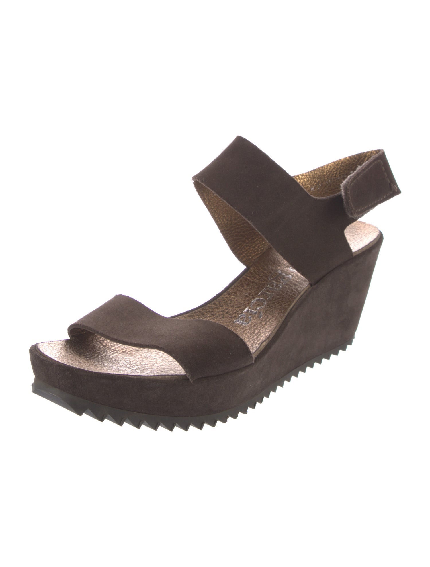 Pedro Garcia Suede Printed Slingback Sandals