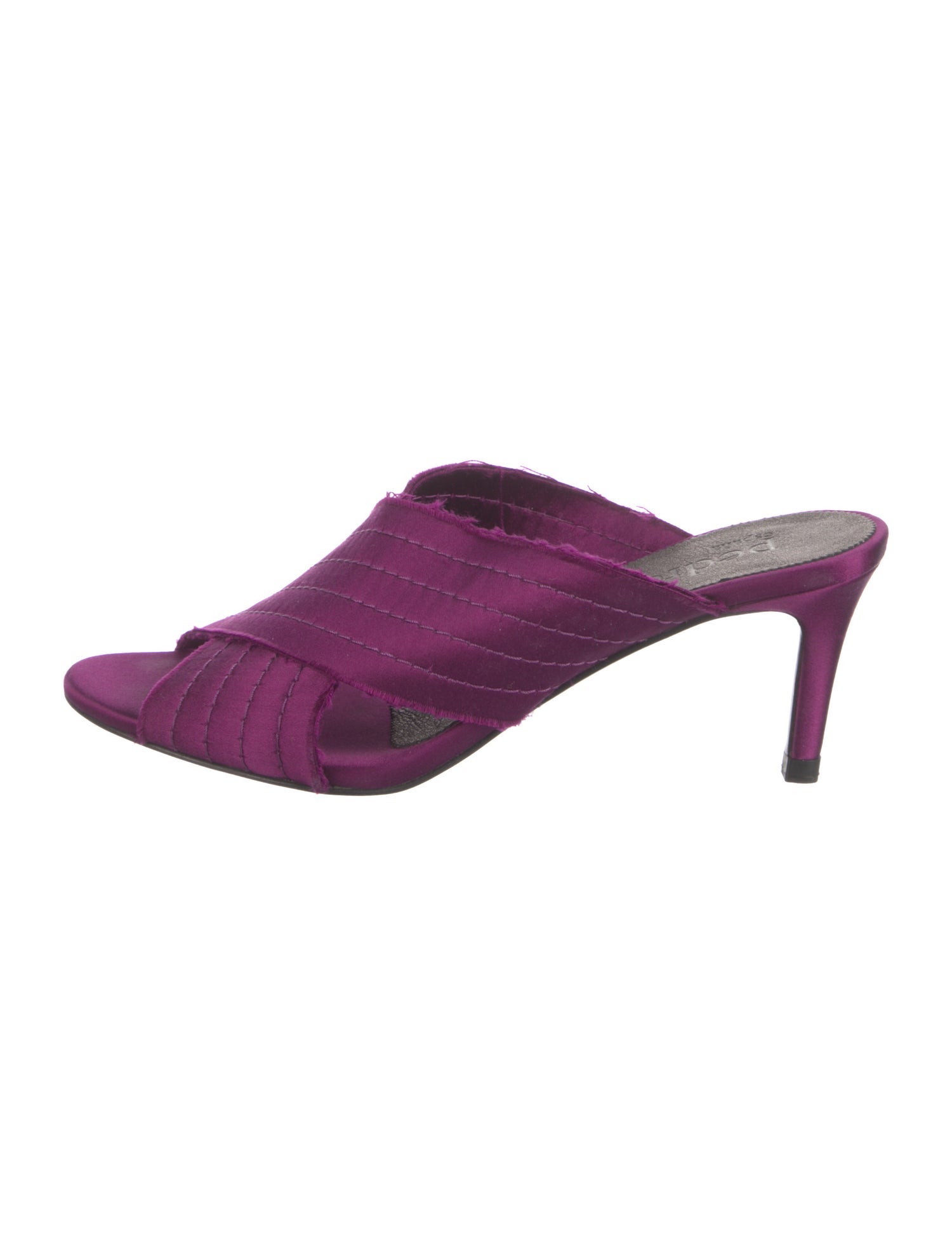 Pedro Garcia Satin Raw-Edge Trim Slides