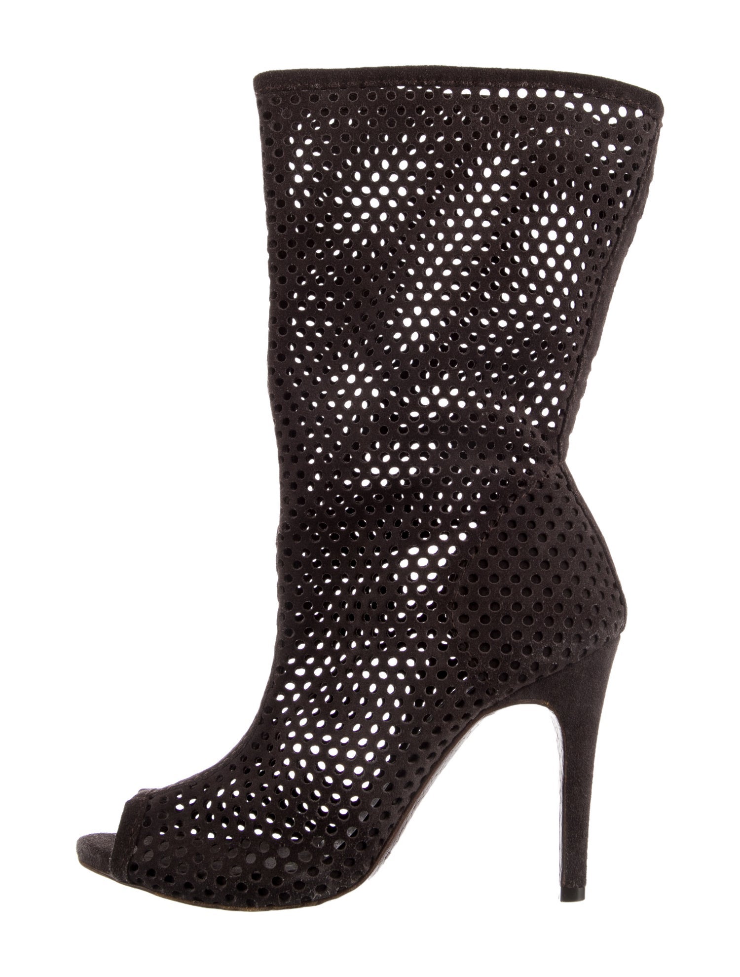 Pedro Garcia Suede Lasercut Accents Boots