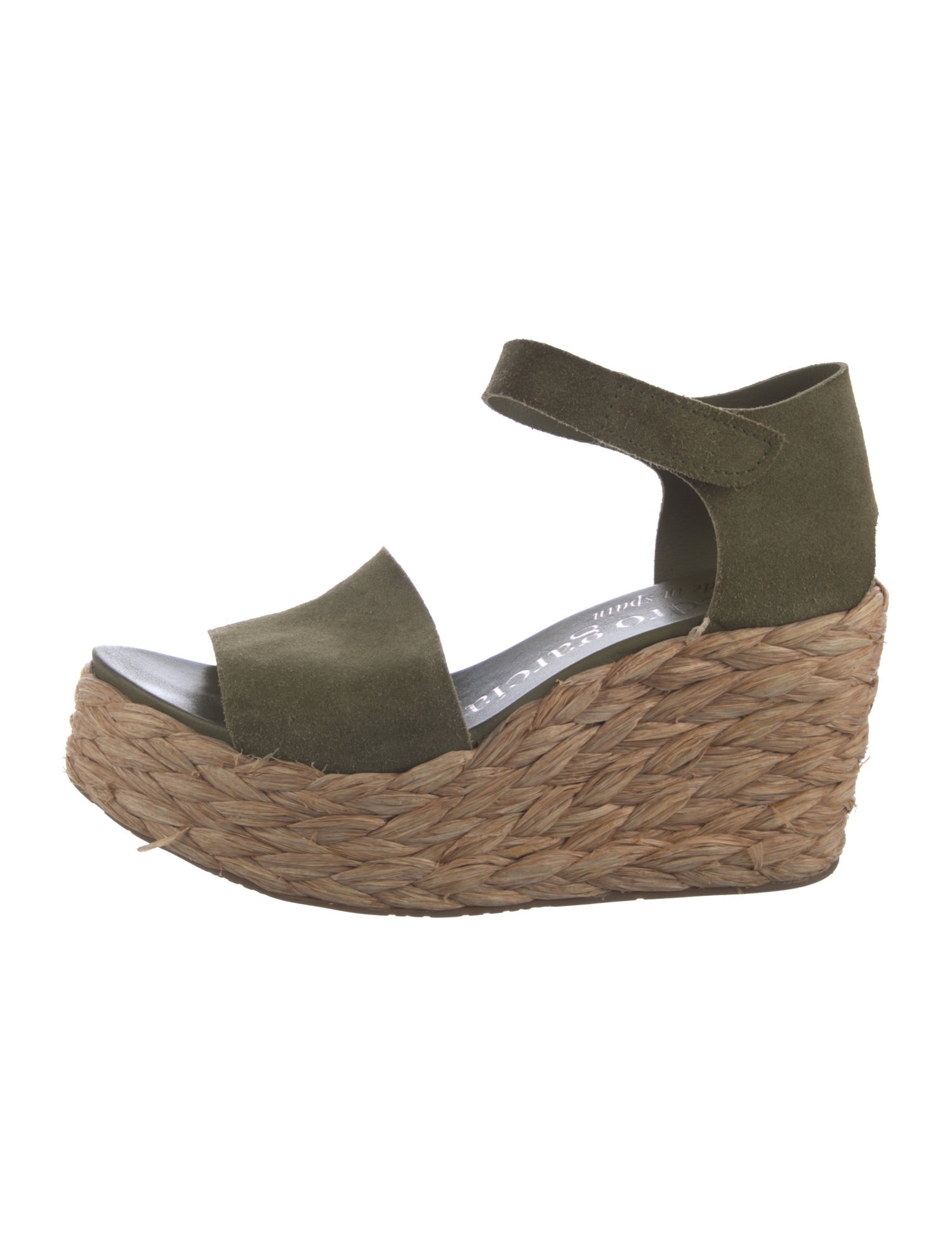 Pedro Garcia Suede Braided Accents Espadrilles