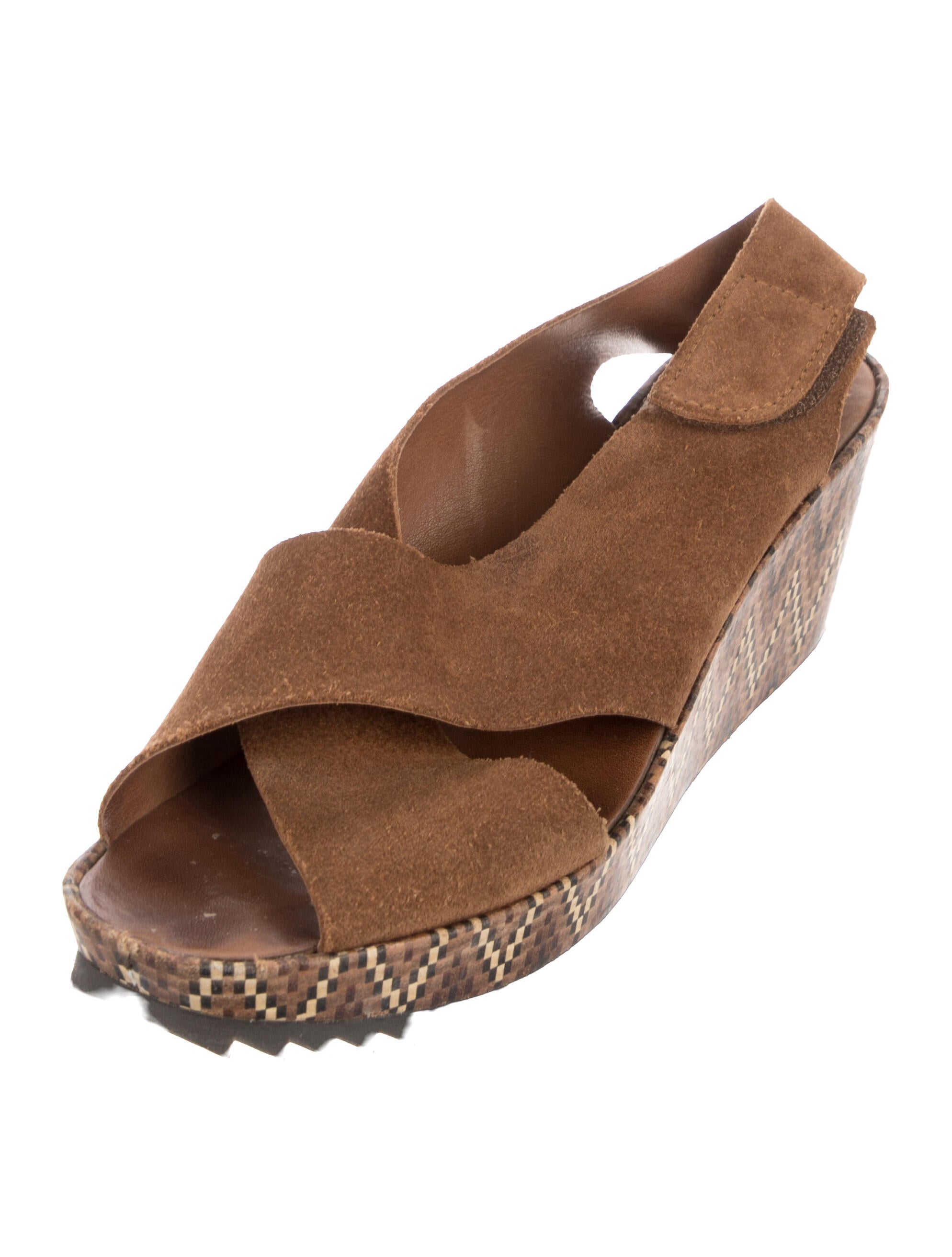 Pedro Garcia Suede Slingback Sandals