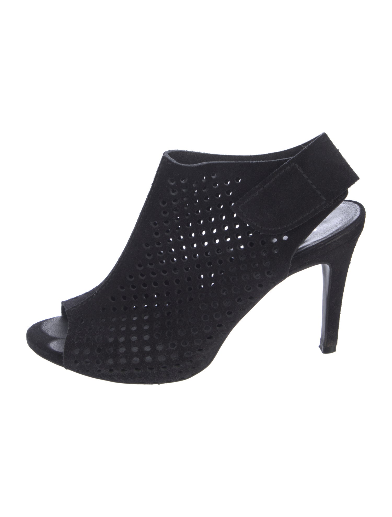 Pedro Garcia Suede Lasercut Accents Slingback Sandals